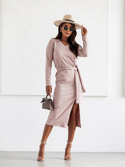 Royalfashion Женское хлопковое платье до середины бедра