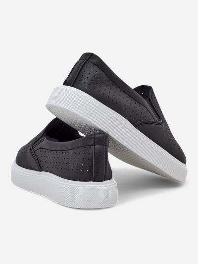 Royalfashion moterų perforuoti šlepetės Emillia