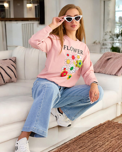 Royalfashion Женская хлопковая тонкая толстовка с принтом