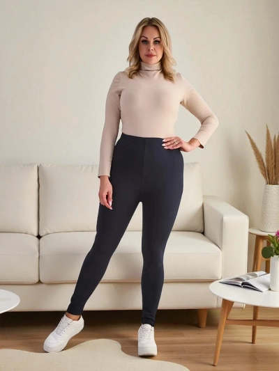 "Royalfashion" Moteriškos apšiltintos tregings kelnės PLUS SIZE