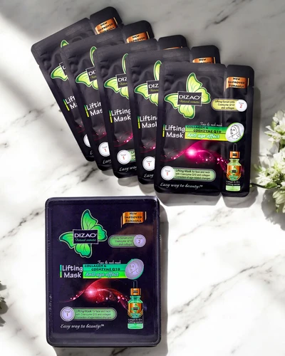 DIZAO - Serumo ir kaukės rinkinys su koenzimu Q10 ir kolagenu 6g+36g x 10 vnt