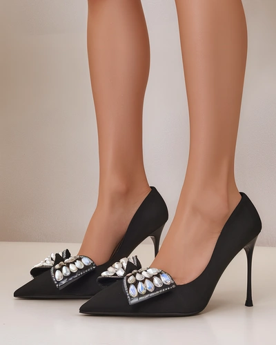 Royalfashion Moteriški aukštakulniai batai su kaspinu Cocarte