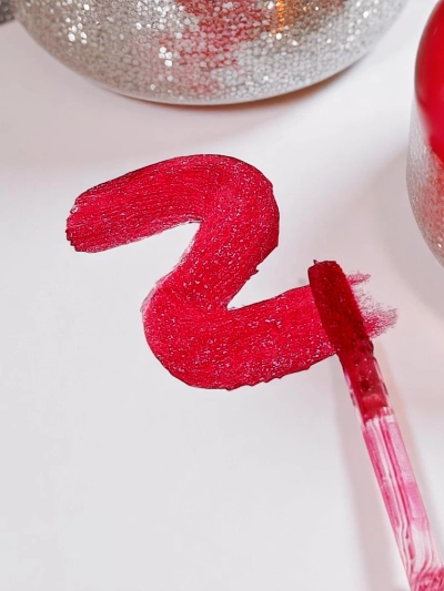 2-in-1 Glitter and Clear Lip Gloss Lady Bug - Straight Fire!