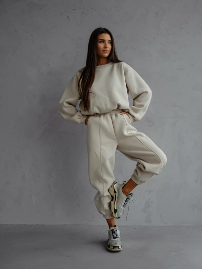 Royalfashion Moteriškas medvilnės treningų rinkinys