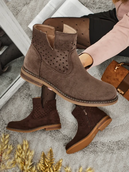 Moteriški natūralios odos aulinukai Rito