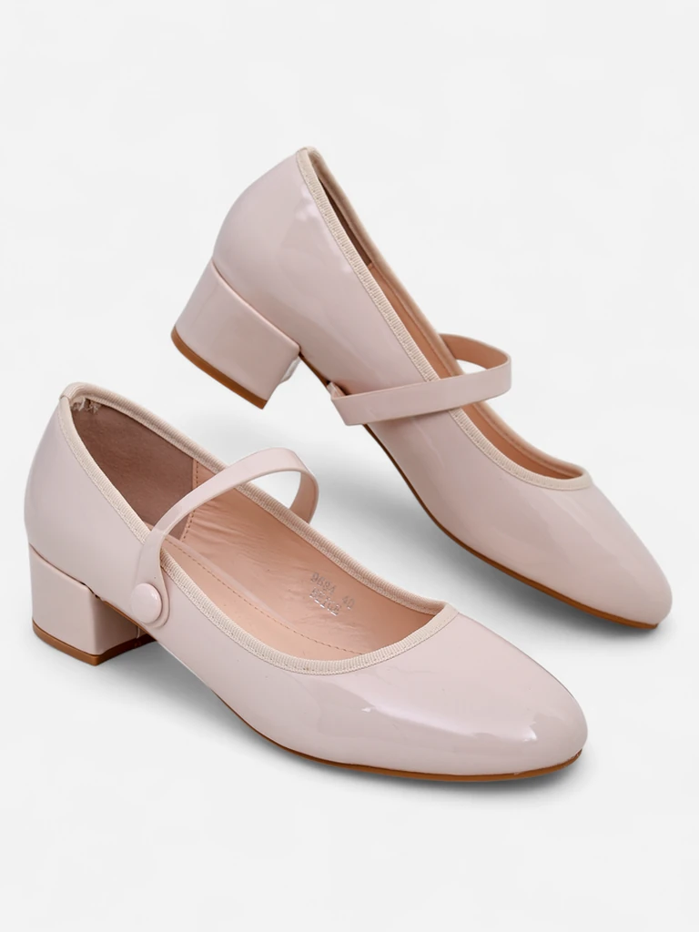 Royalfashion Women's Low Heel Pumps Omagga