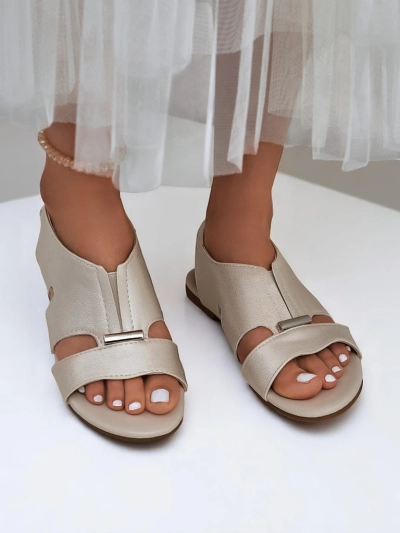 Royalfashion Damskie sandały na płaskiej podeszwie Solea Comfort
