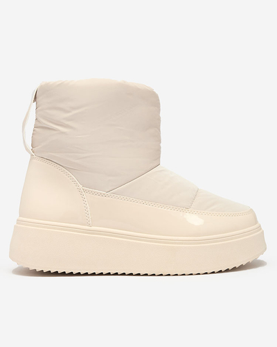 Royalfashion Бежевые женские сапоги Maderta