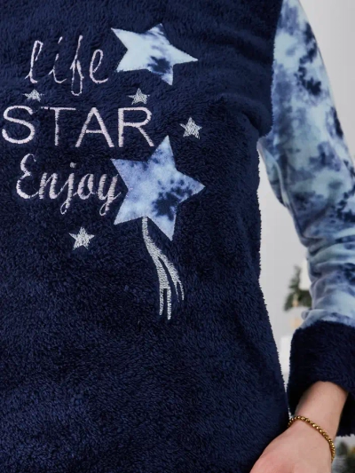Женские пижамы Royalfashion a'la Fleece Life Star Enjoy