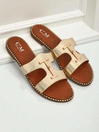 Royalfashion moteriškos basutės lygiu padu Maya Louise