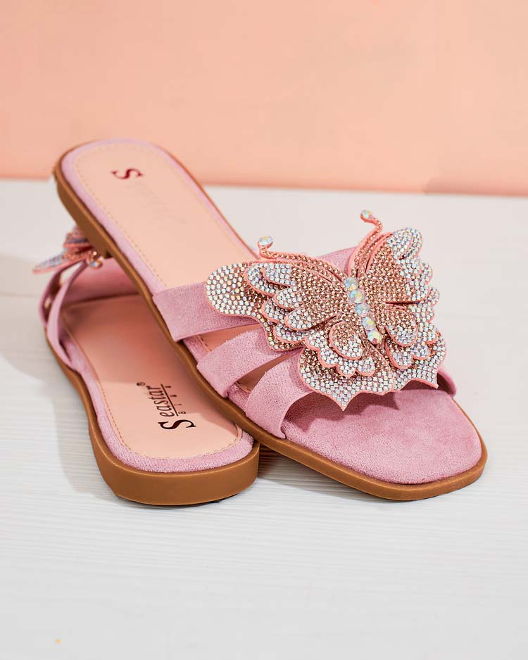 "Royalfashion" moteriškos šlepetės "Butterfly Boffler"