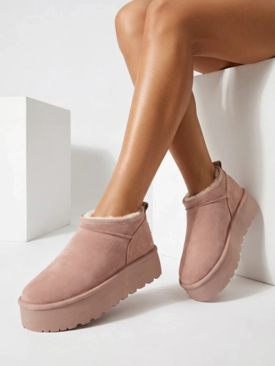 Royalfashion Moteriški trumpi batai a'la sniego batai Ozozi