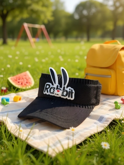 Royalfashion Детский козырёк с ушками кролика