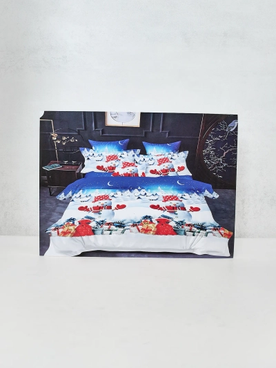 Royalfashion Kalėdinė miegamojo lovatiesė 200x220 rinkinys 3-DALIS