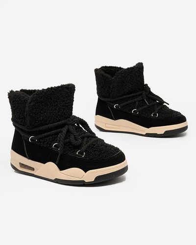 Royalfashion Женские снегоступы черного цвета Ludmivac