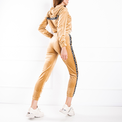 Megztinių rinkinys smėlio spalvos juostelėmis - Drabužiai