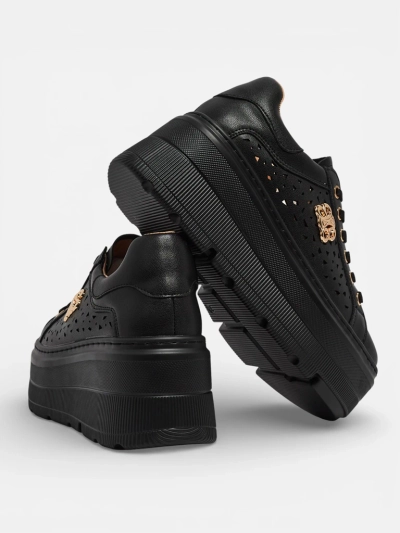 Ažūriniai moteriški sportiniai bateliai iš natūralios odos Atelle