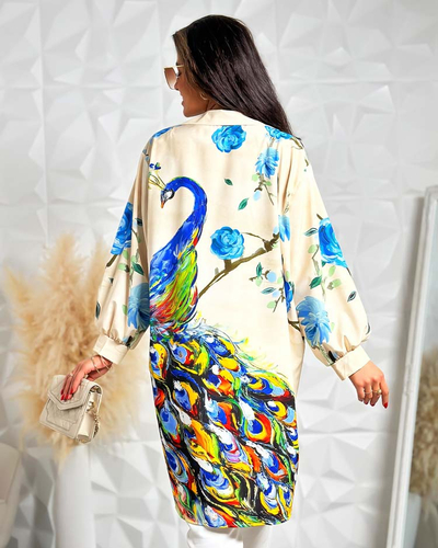 Royalfashion Узорчатое женское платье-туника а'ля