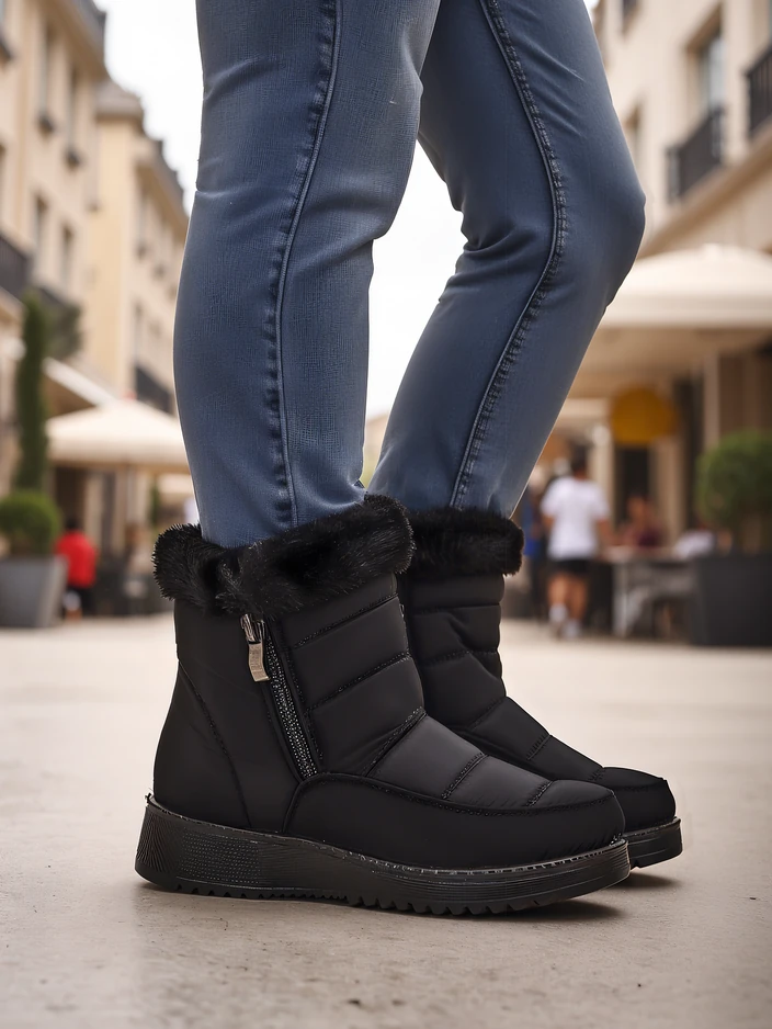 Royalfashion Женские зимние ботинки Fiego Snow