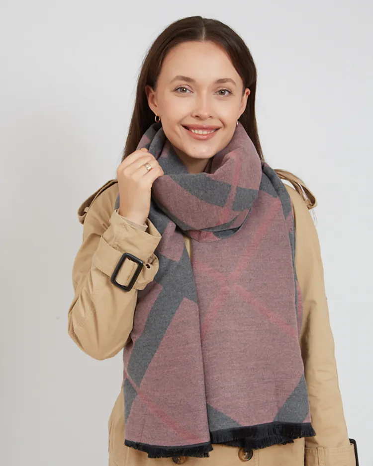 Женский легкий шарф Royalfashion с принтом