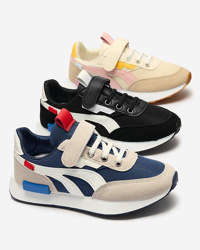 Vaikiški sportiniai bateliai Black Kaxo- Footwear