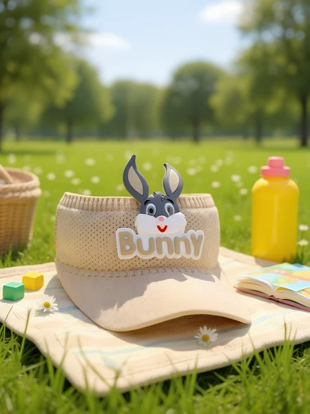 Royalfashion Детский козырёк с ушками зайца