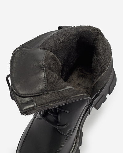 OUTLET Утепленные черные ботинки-багги для женщин Effpi- Footwear