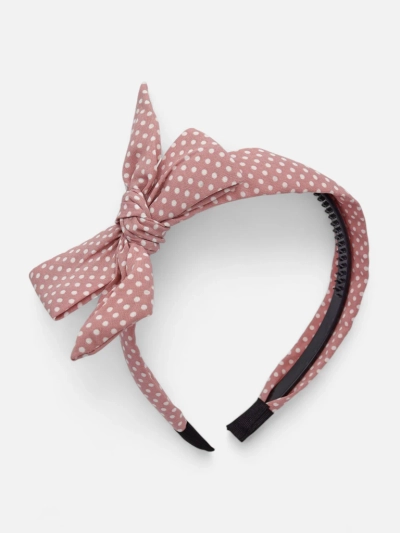 Royalfashion Polka Dot Headband with Bow
