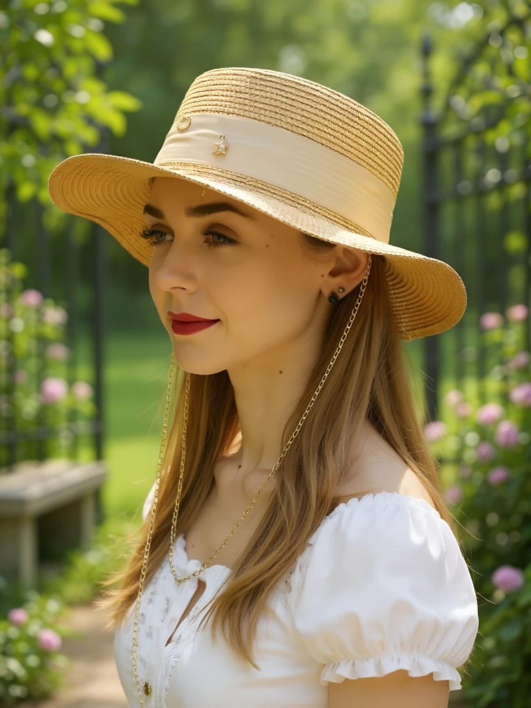 Royalfashion Женская соломенная шляпа Grace с лентой