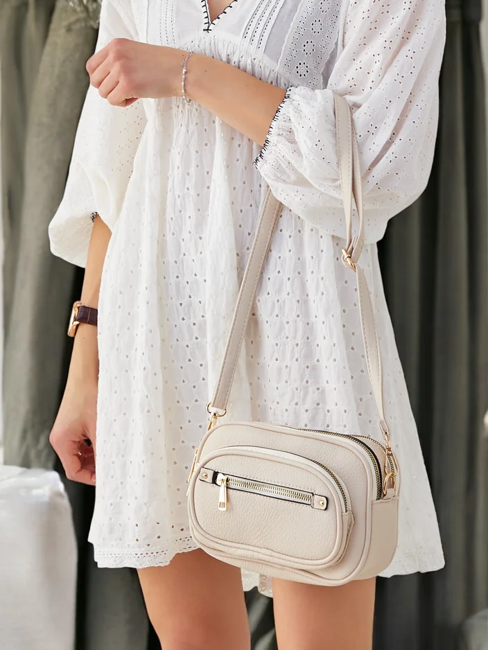 Royalfashion Oval mažas moterų rankinukas, pagamintas iš ekolegų