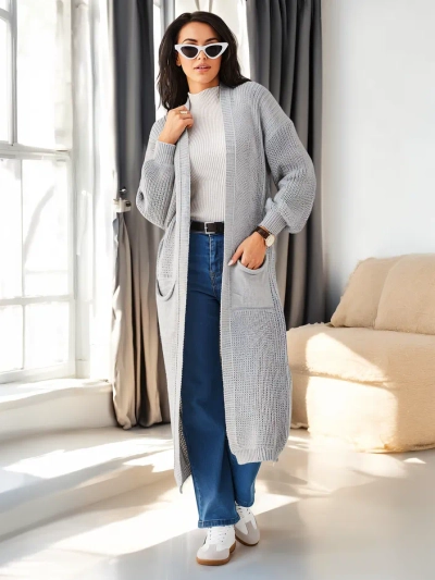 Royalfashion Акриловый вязаный женский кардиган