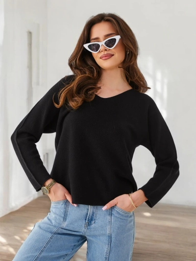 Royalfashion Вискозный тонкий женский свитер