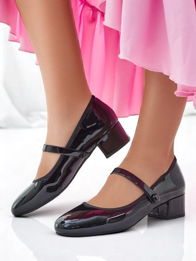 Royalfashion Women's Low Heel Pumps Omagga