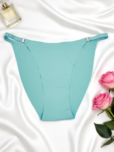Royalfashion Lazeriu pjaustytos moteriškos braziliško stiliaus kelnaitės Silky Brazilian