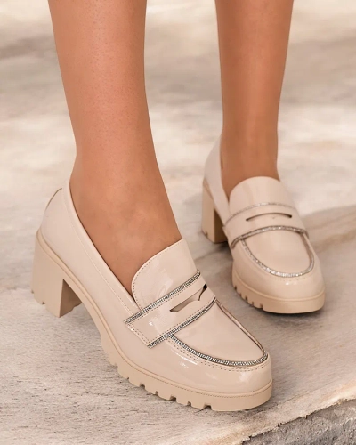 Лоферы из лакированной кожи Royalfashion для женщин Befies