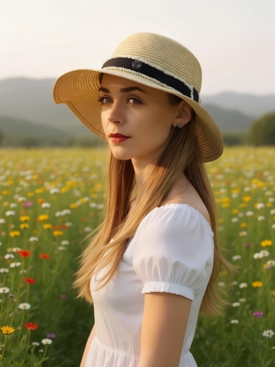 Royalfashion Женская соломенная шляпа Sunny Meadow