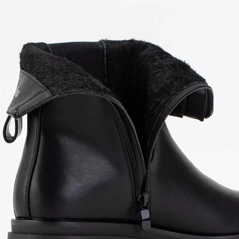 OUTLET Juodi moteriški aukštaauliai iš Dolfina - Avalynė