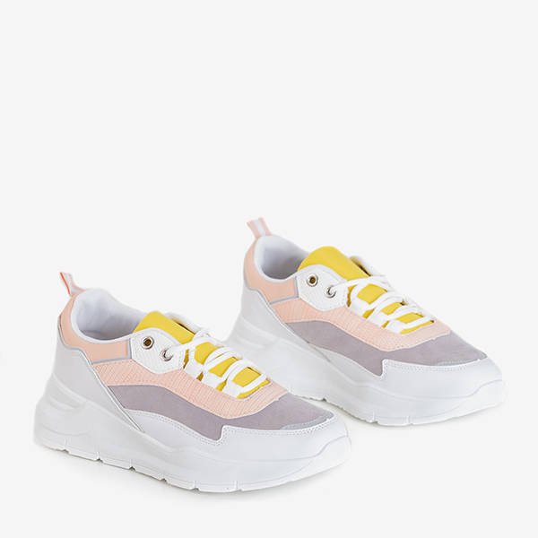 Rožiniai ir pilki moteriški sportiniai sportbačiai „Dimidra“ - Avalynė