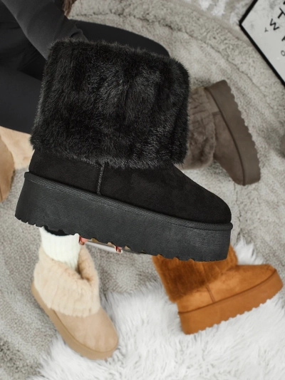 Ботинки a'la снегоходы женские с мехом Irelle