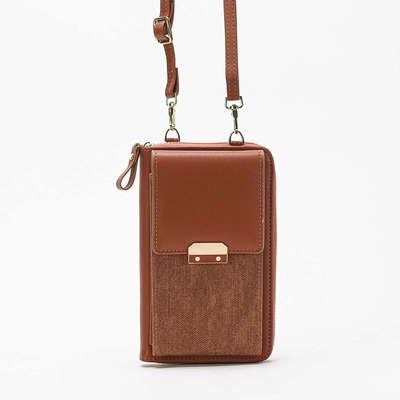 Ruda moteriška mini piniginė-piniginė - Priedai