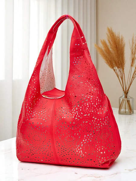 Royalfashion Didelė moteriška pirkinių rankinė Lira Lace