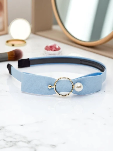 Royalfashion Ободок с бантом и брошей Бант-украшение