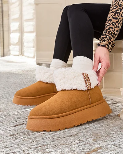 Royalfashion Moteriški sniego batai su kailiais Rovvoy