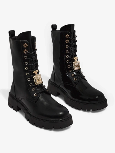 Moteriški aulinukai „Luna“ juodi odiniai elegantiški rudeniui