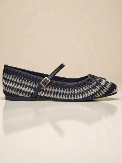 Royalfashion Женские плетеные балетки с ремешком Vanot
