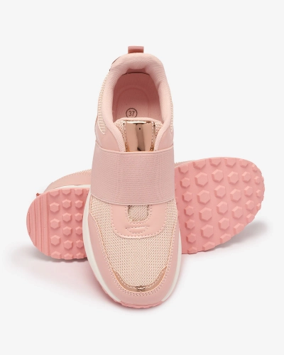 Женские спортивные туфли-слипы розового цвета Wecale- Footwear