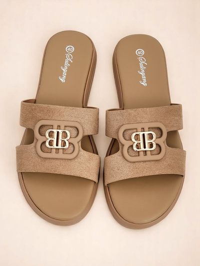 Royalfashion Женские шлепанцы на плоской подошве ChicStep