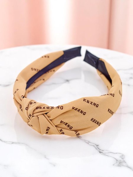 Royalfashion Pintas raštuotas plaukų lankelis Graphite Boom