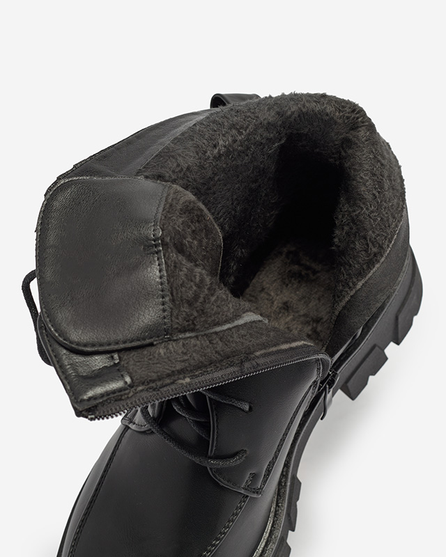 OUTLET Šilti juodi moteriški batai Effpi- Footwear