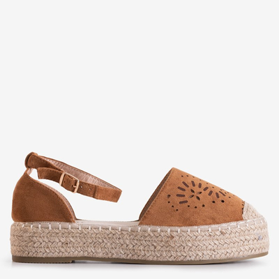 Коричневые женские босоножки Tiseria